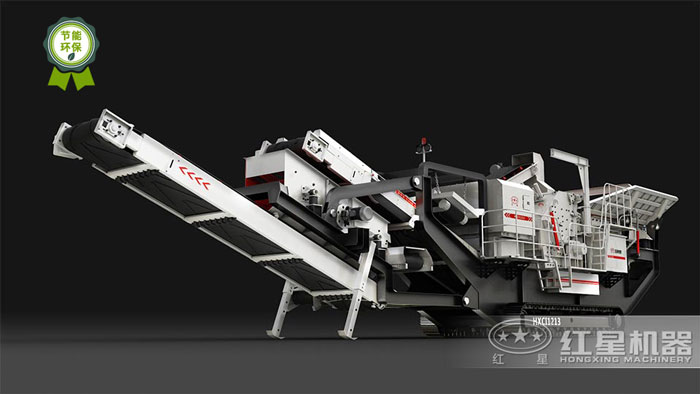 履帶式車(chē)載移動(dòng)破碎車(chē)，游擊作戰(zhàn)，靈活控場(chǎng)