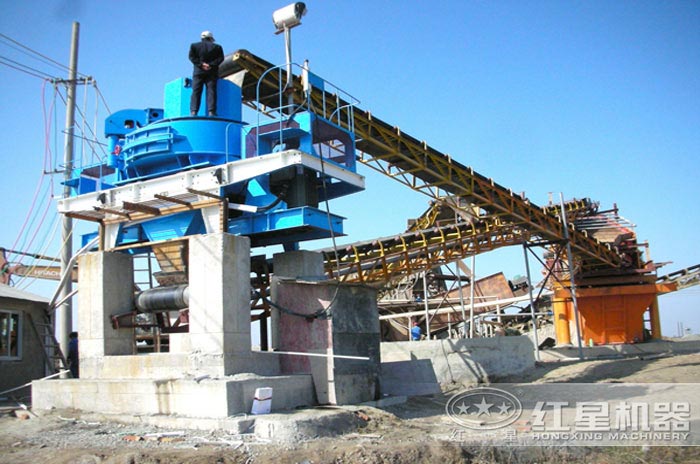 碎沙機(jī)生產(chǎn)線現(xiàn)場實(shí)拍 碎沙機(jī)生產(chǎn)線現(xiàn)場實(shí)拍