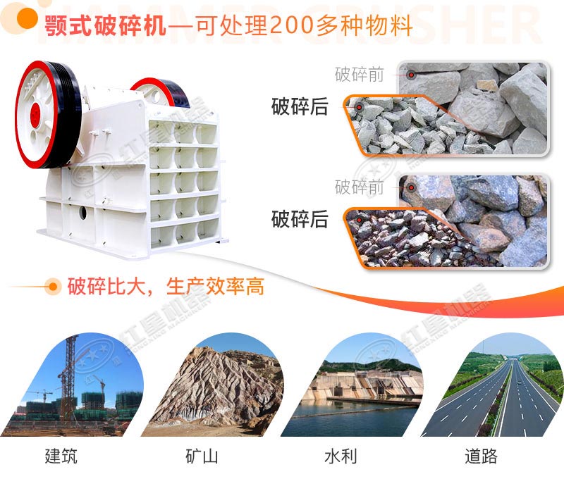 顎式破碎機應(yīng)用領(lǐng)域眾多 顎式破碎機應(yīng)用領(lǐng)域眾多