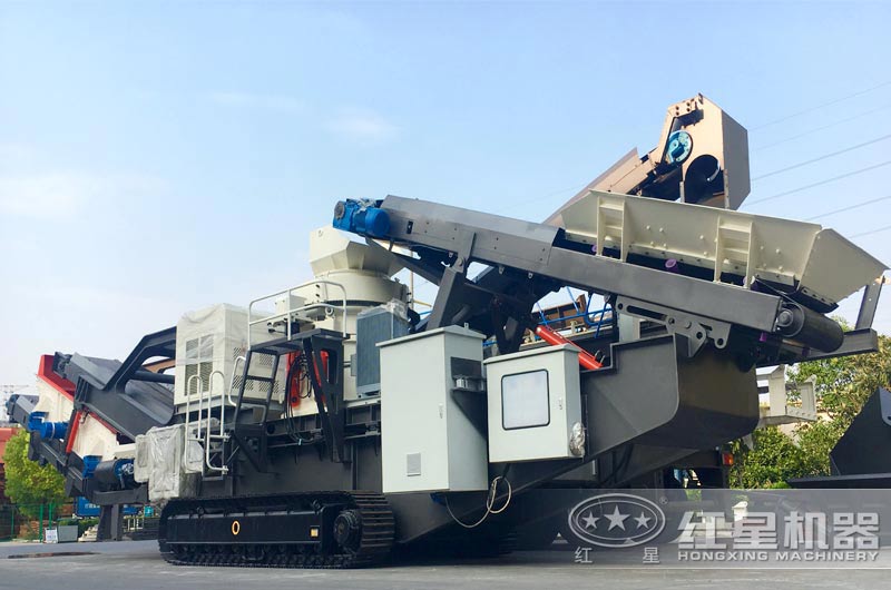 圓錐破移動(dòng)破碎站，輪胎式、履帶式這里都有