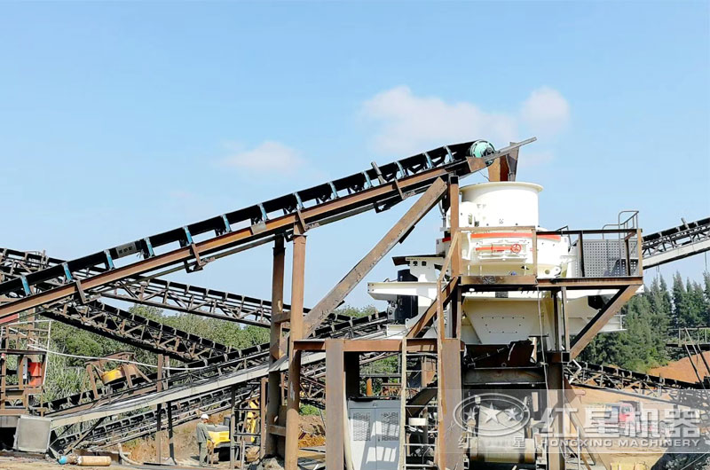 制砂生產線現(xiàn)場