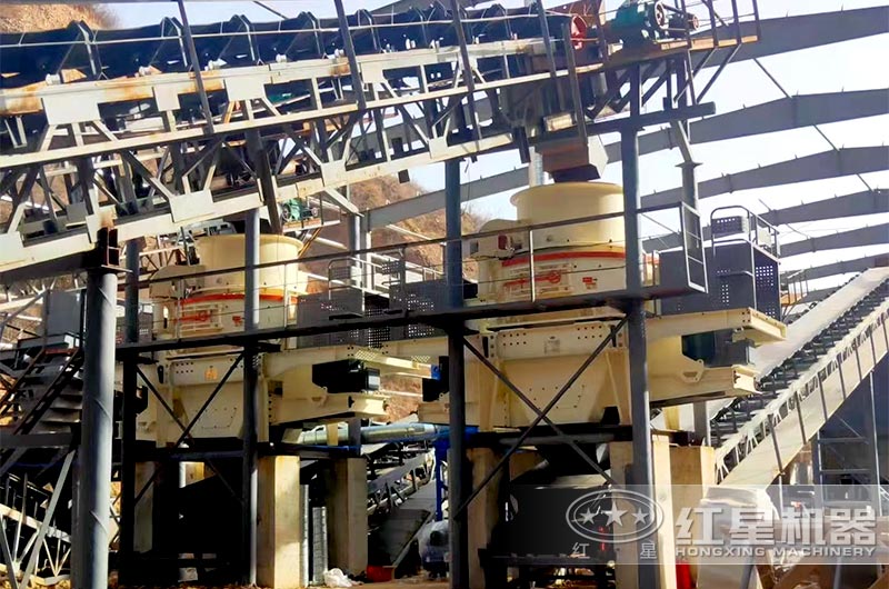 制砂機(jī)現(xiàn)場