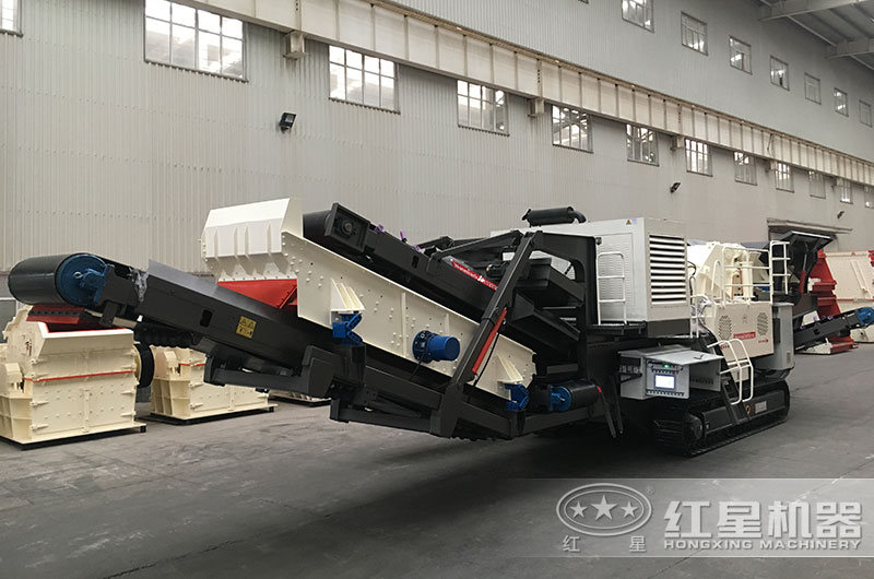移動(dòng)式煤矸石制砂設(shè)備，移動(dòng)式破碎站