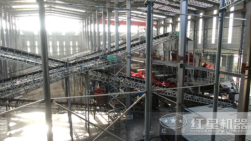 石子機生產(chǎn)線多少錢一套，附現(xiàn)場案例