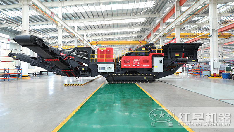 履帶移動破碎機，履帶行走遙控操作